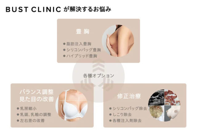 BUST CLINIC バストクリニック 特徴