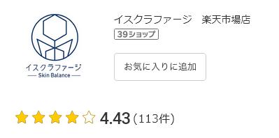 楽天市場 評価