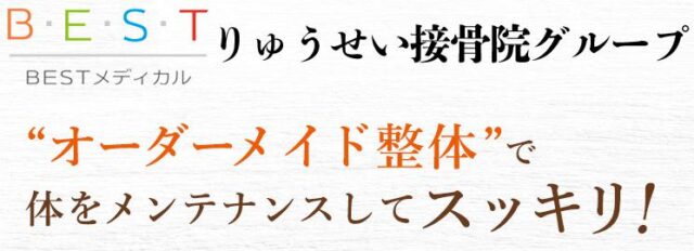 りゅうせい接骨院 オーダーメイド整体 特徴