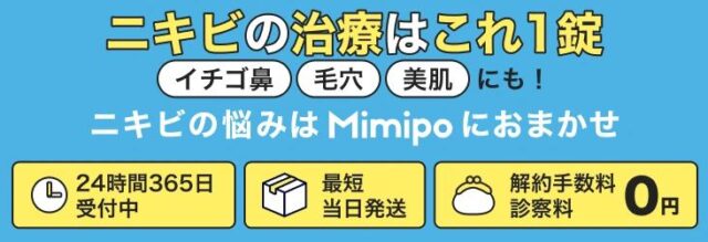 Mimipo ミミポ イソトレチノイン ニキビ治療 特徴